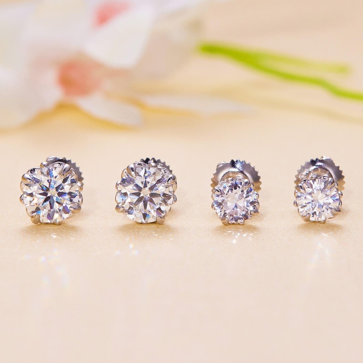 Liora Atelier Pangama Moissanite Stud Earrings
