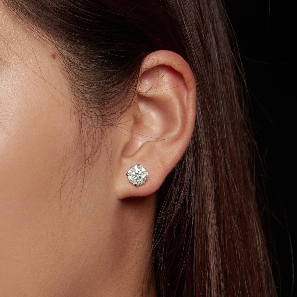 Liora Atelier Pangama Moissanite Stud Earrings