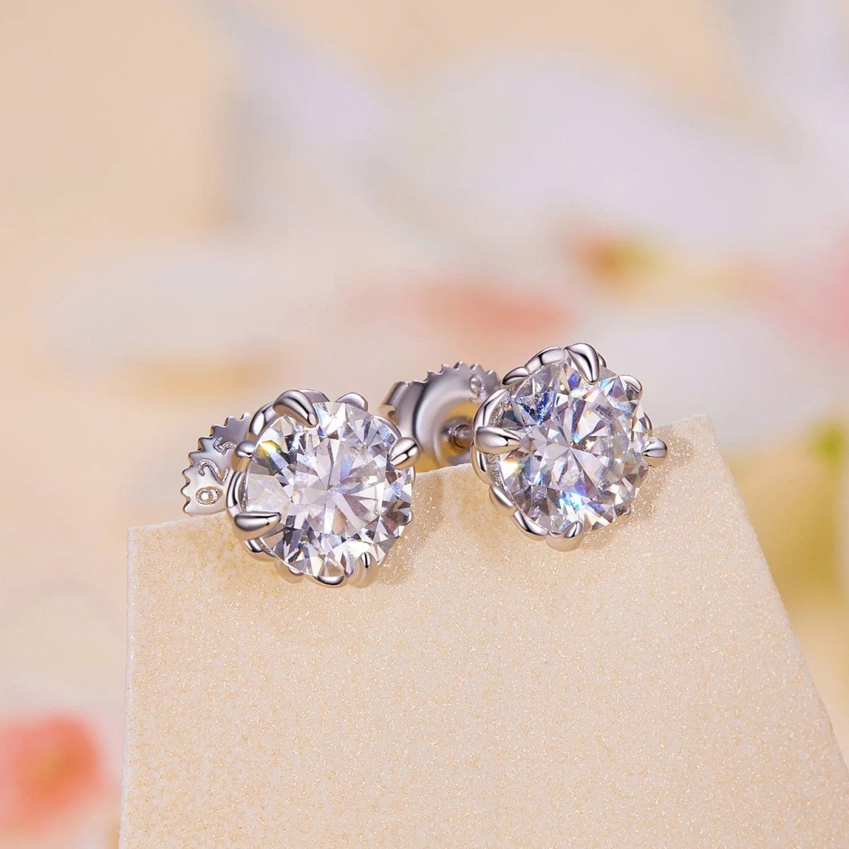 Liora Atelier Pangama Moissanite Stud Earrings