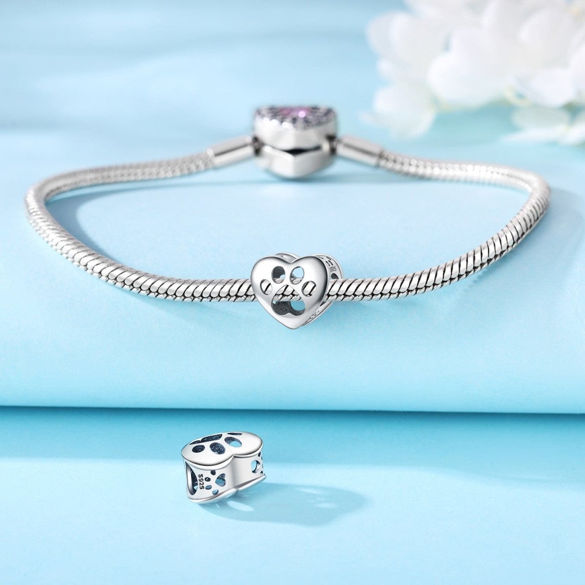 Liora Atelier Openwork Paw Print Charm