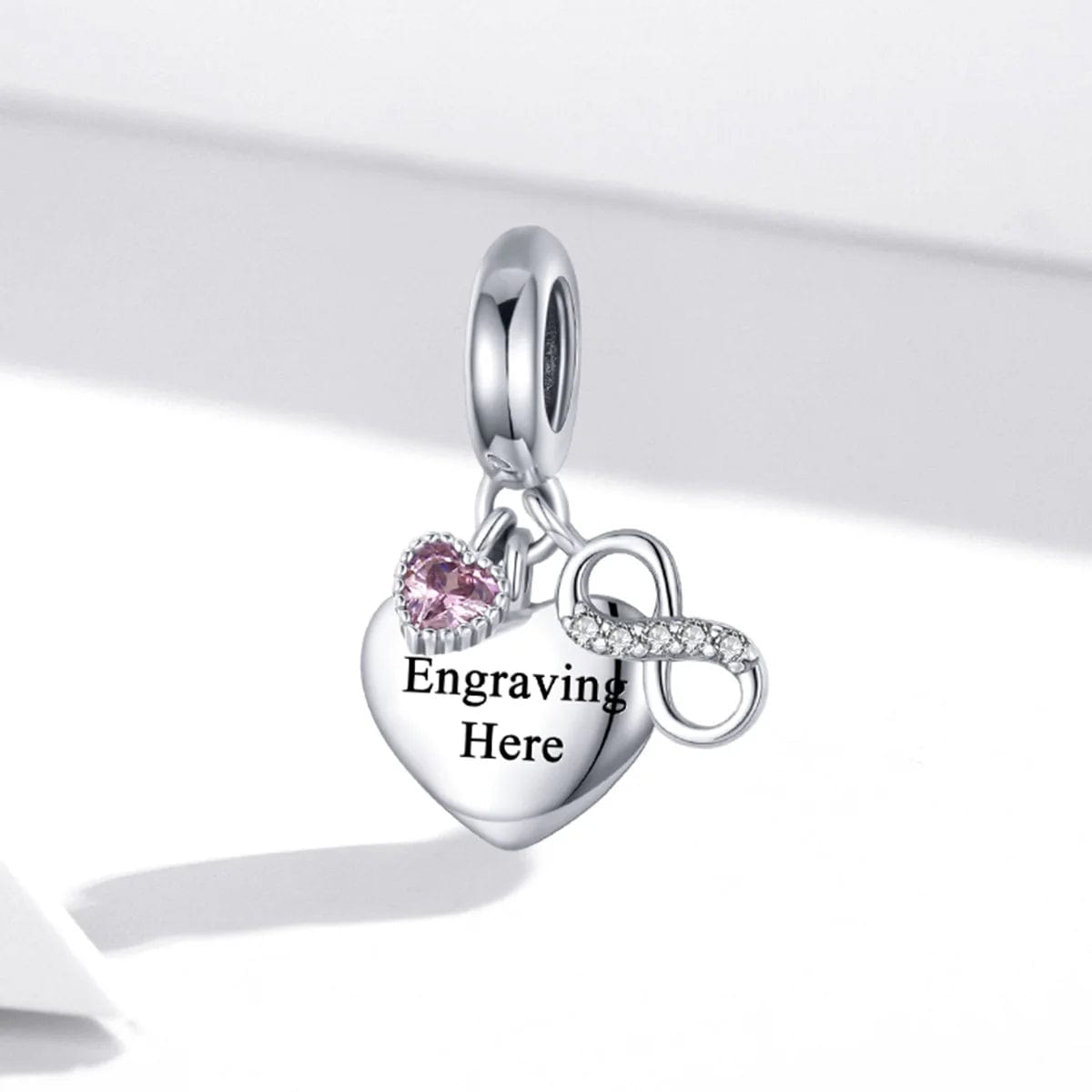 Liora Atelier Personalized Infinity Heart Engraved Charm