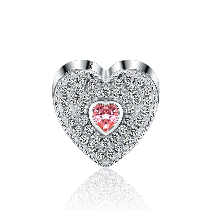 Liora Atelier Personalized Sparkling Heart Photo Charm
