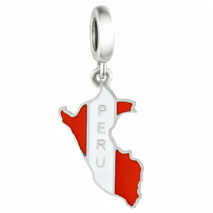 Liora Atelier Peru Map Dangle Charm