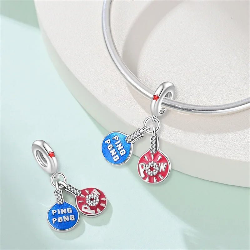 Liora Atelier Ping Pong Paddle Duo Dangle Charm