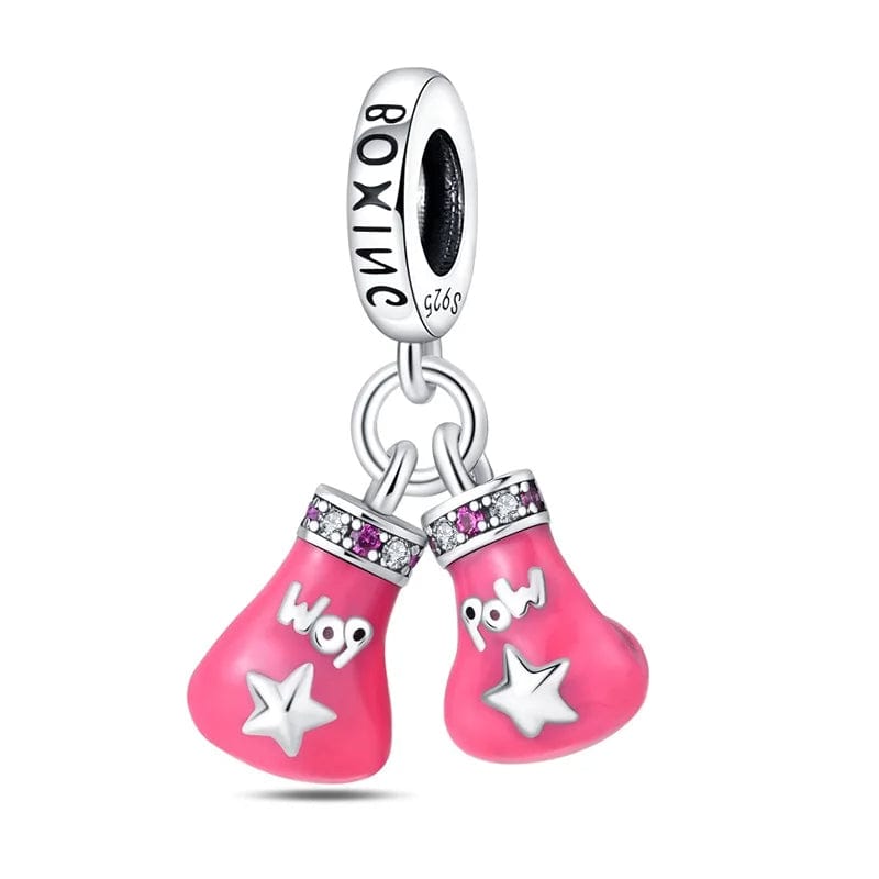 Liora Atelier Pink Boxing Gloves Charm