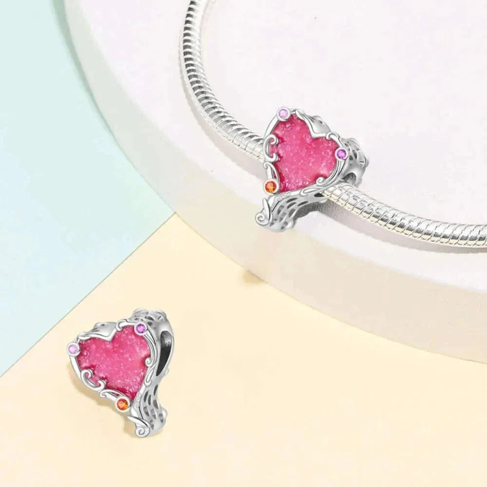 Liora Atelier Pink Coquette Heart Charm