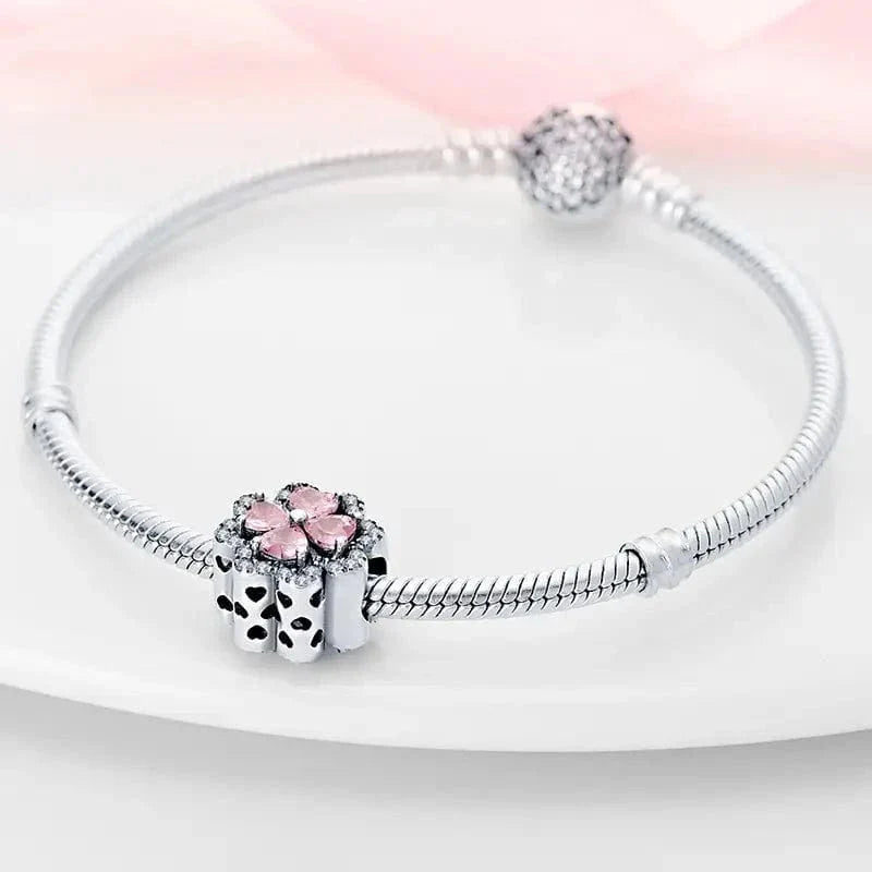 Liora Atelier Pink Diamond Four - Leaf Clover Flower