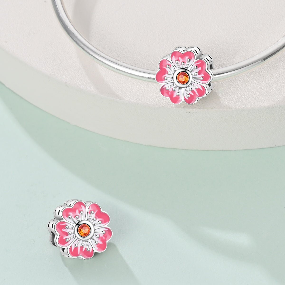 Liora Atelier Pink Flower Charm