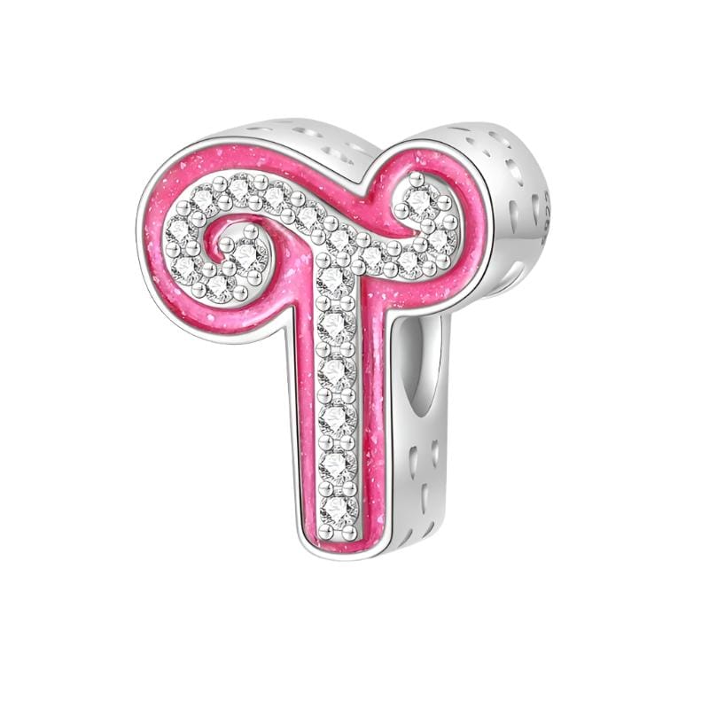 Liora Atelier Pink Letter A~Z Alphabet Charm