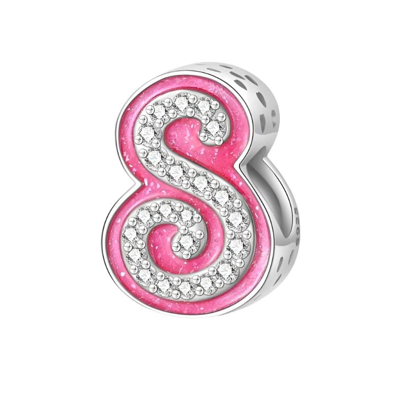Liora Atelier Pink Letter A~Z Alphabet Charm