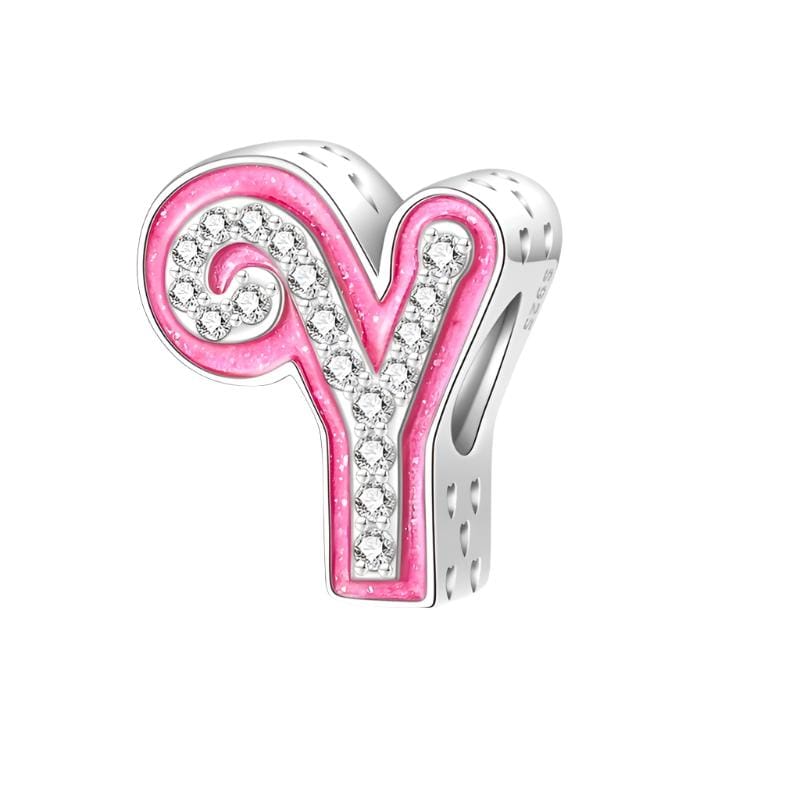 Liora Atelier Pink Letter A~Z Alphabet Charm
