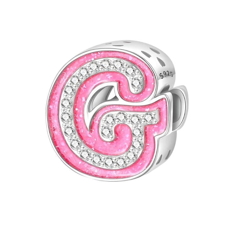 Liora Atelier Pink Letter A~Z Alphabet Charm