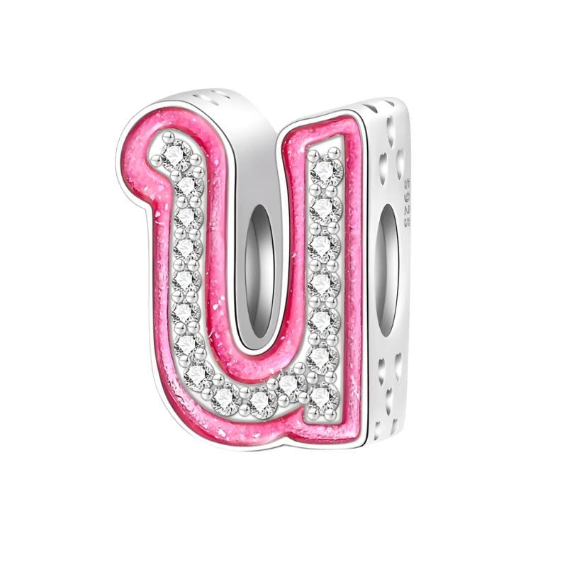 Liora Atelier Pink Letter A~Z Alphabet Charm