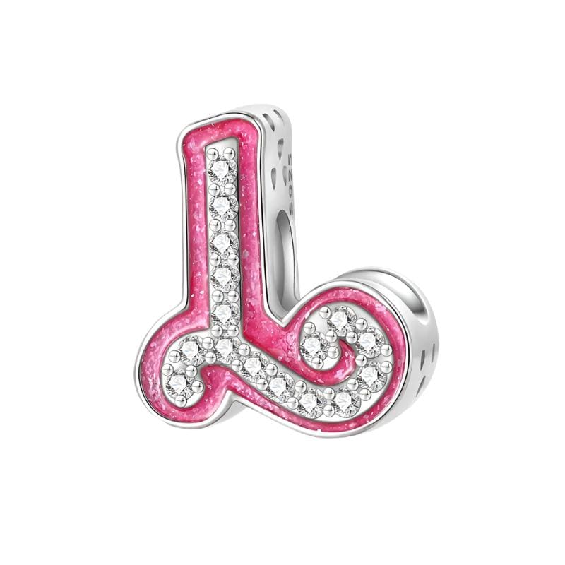 Liora Atelier Pink Letter A~Z Alphabet Charm
