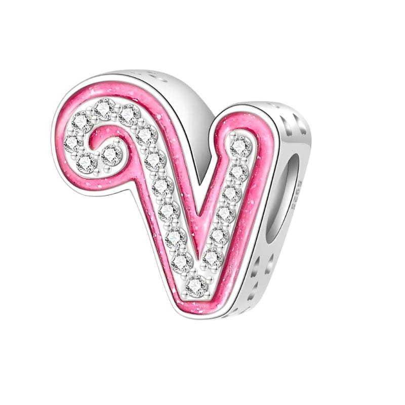 Liora Atelier Pink Letter A~Z Alphabet Charm