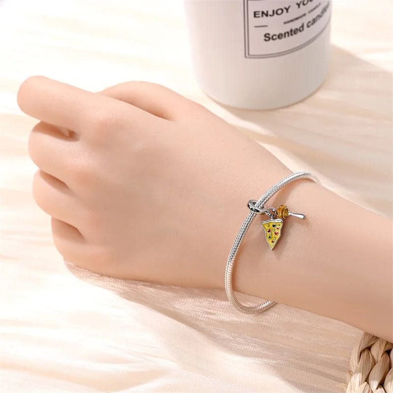 Liora Atelier Pizza Slice and Meatball Double Dangle Charm