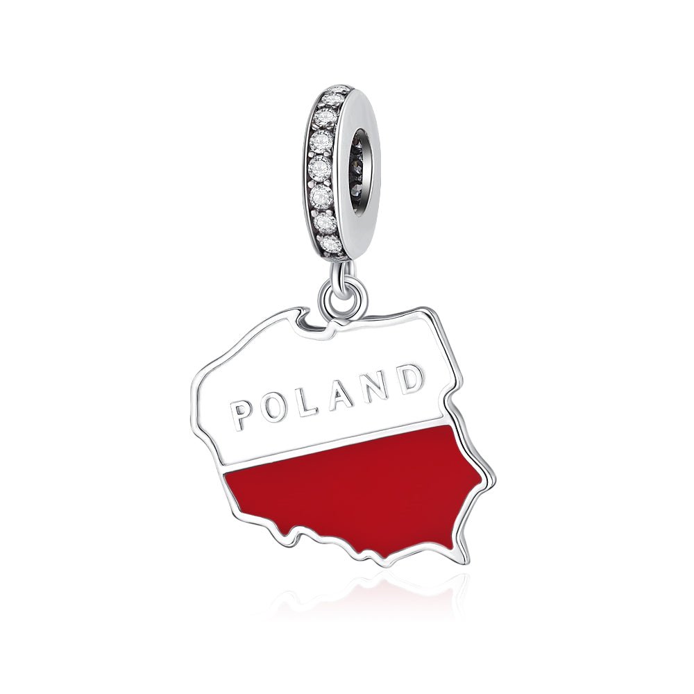 Liora Atelier Poland Map Dangle Charm
