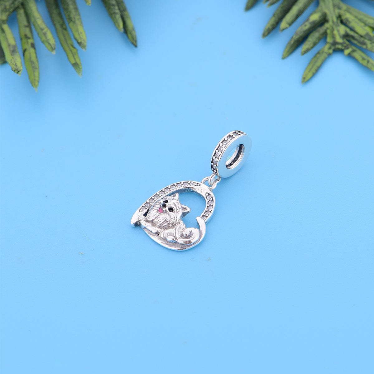 Liora Atelier Pomeranian Dog Heart Charm