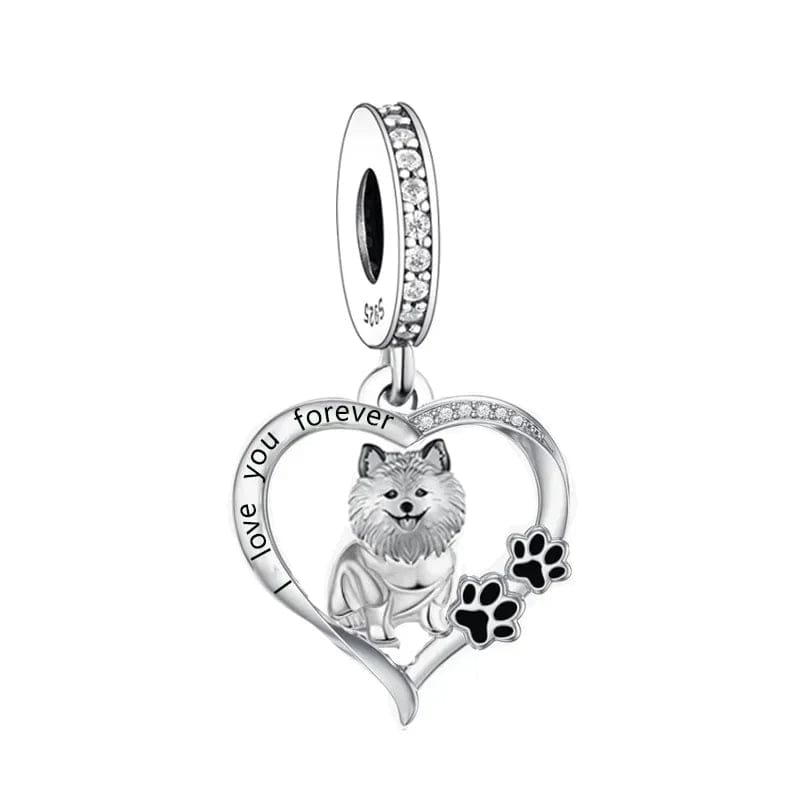 Liora Atelier Pomeranian Heart Love Charm