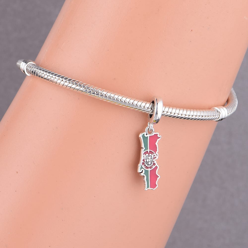 Liora Atelier Portugal Map Dangle Charm