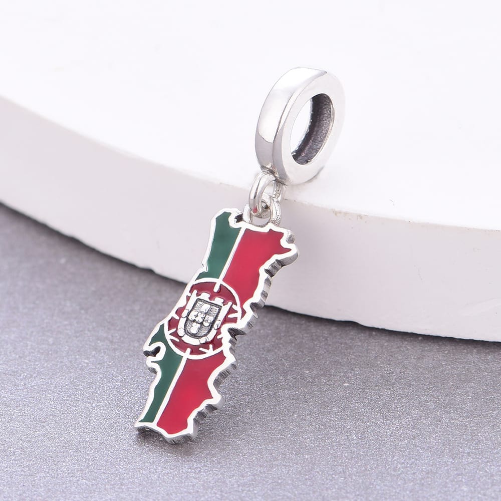 Liora Atelier Portugal Map Dangle Charm