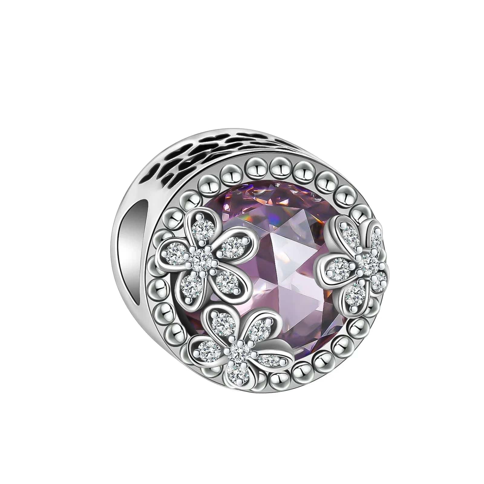 Liora Atelier Purple Opal Flower Charm