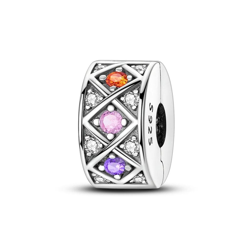 Liora Atelier Radiant Crisscross Gemstone Charm