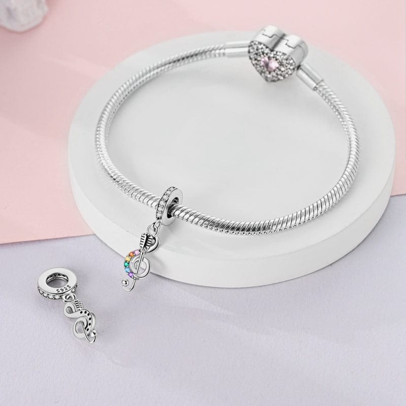 Liora Atelier Rainbow Music Note & Microphone Charm