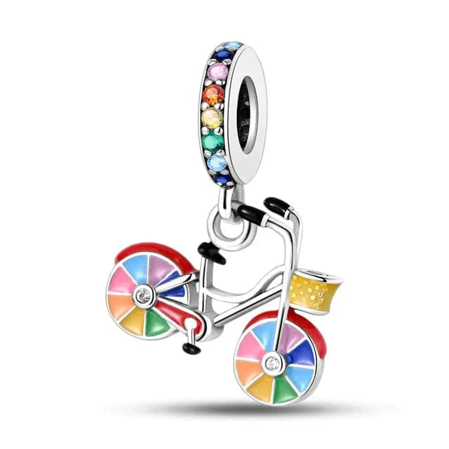 Liora Atelier Rainbow Pride Bicycle Dangle Charm