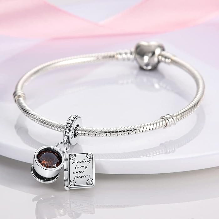 Liora Atelier Reading is My Super Power Book Charm