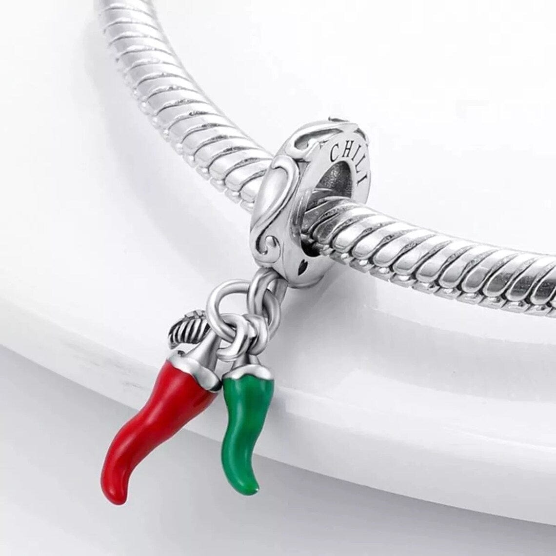 Liora Atelier Red Chili Pepper Dangle Charm