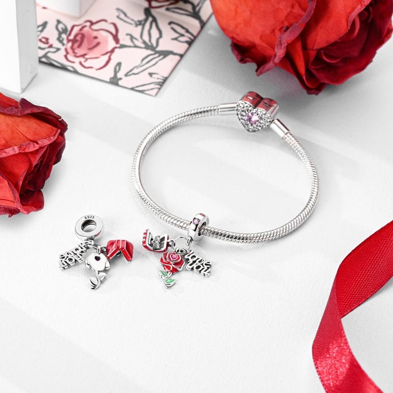 Liora Atelier Rose & Love You Message Charm
