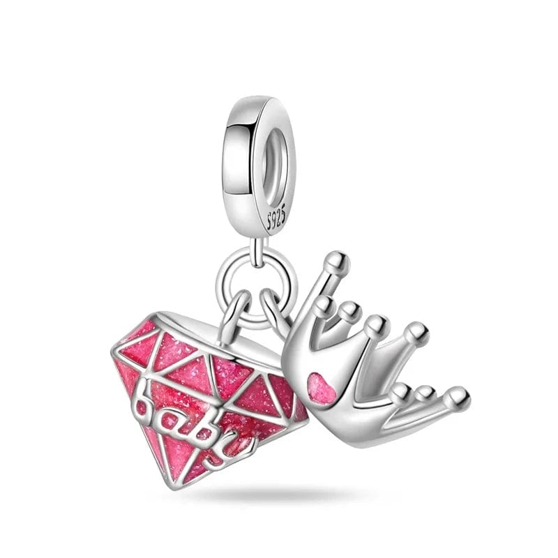Liora Atelier Royal Baby Diamond Crown Charm