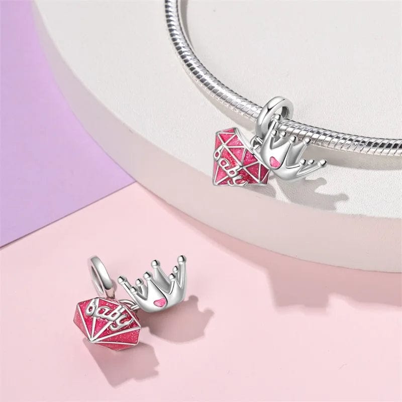Liora Atelier Royal Baby Diamond Crown Charm