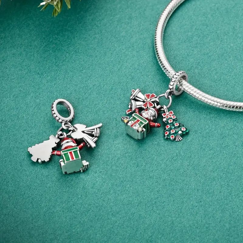 Liora Atelier Santa, Christmas Tree & Bells Charm