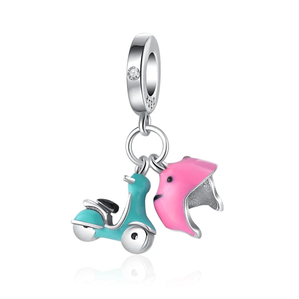 Liora Atelier Scooter and Helmet Dangle Charm