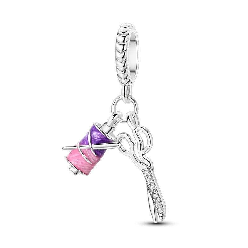 Liora Atelier Sewing Scissors and Thread Charm