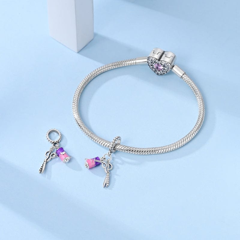 Liora Atelier Sewing Scissors and Thread Charm