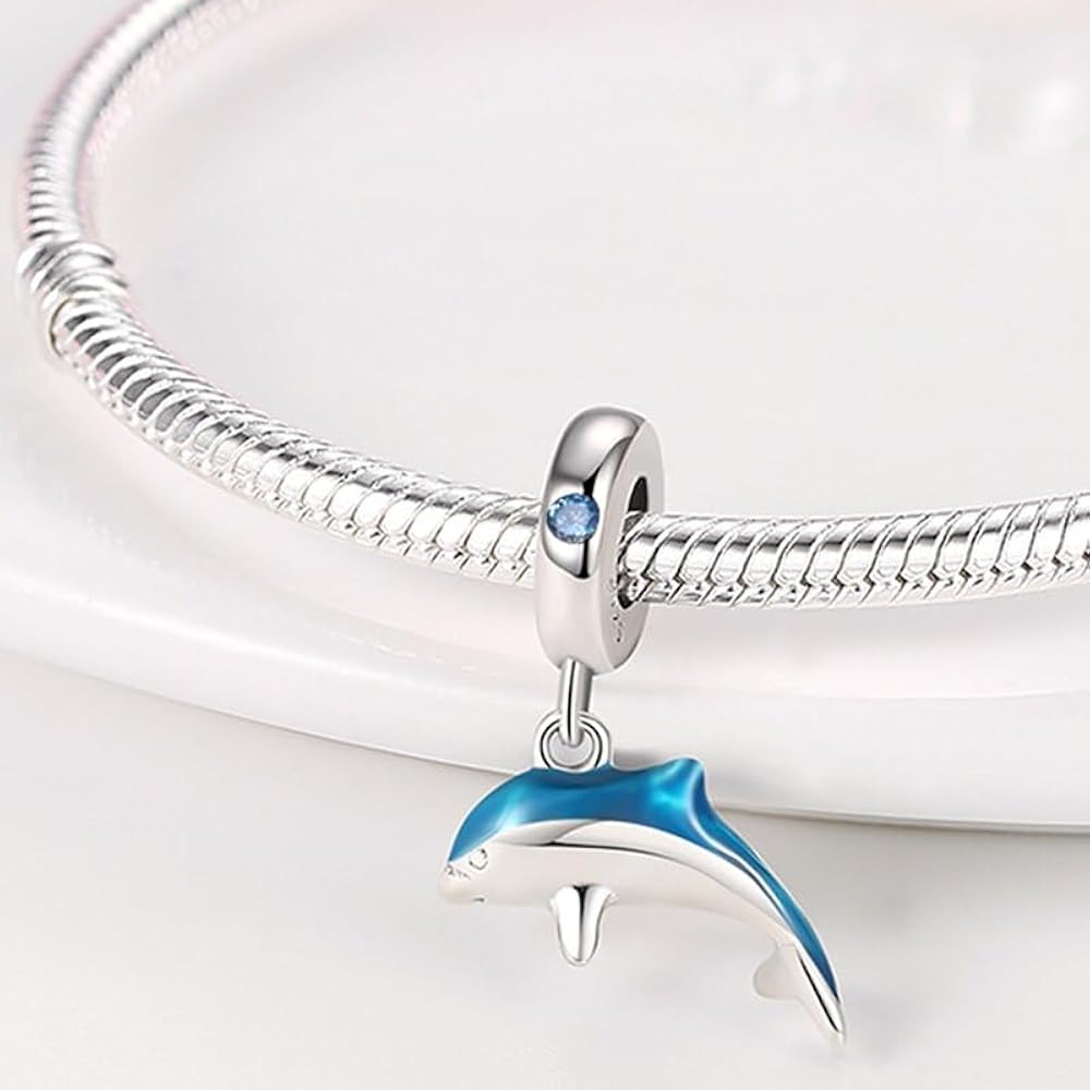 Liora Atelier Shimmering Dolphin Dangle Charm