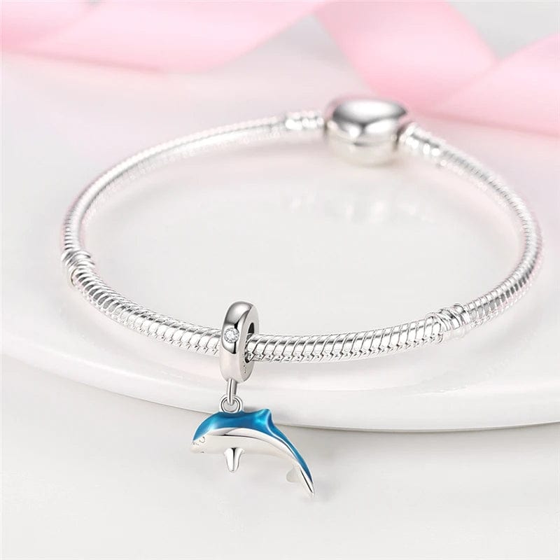 Liora Atelier Shimmering Dolphin Dangle Charm