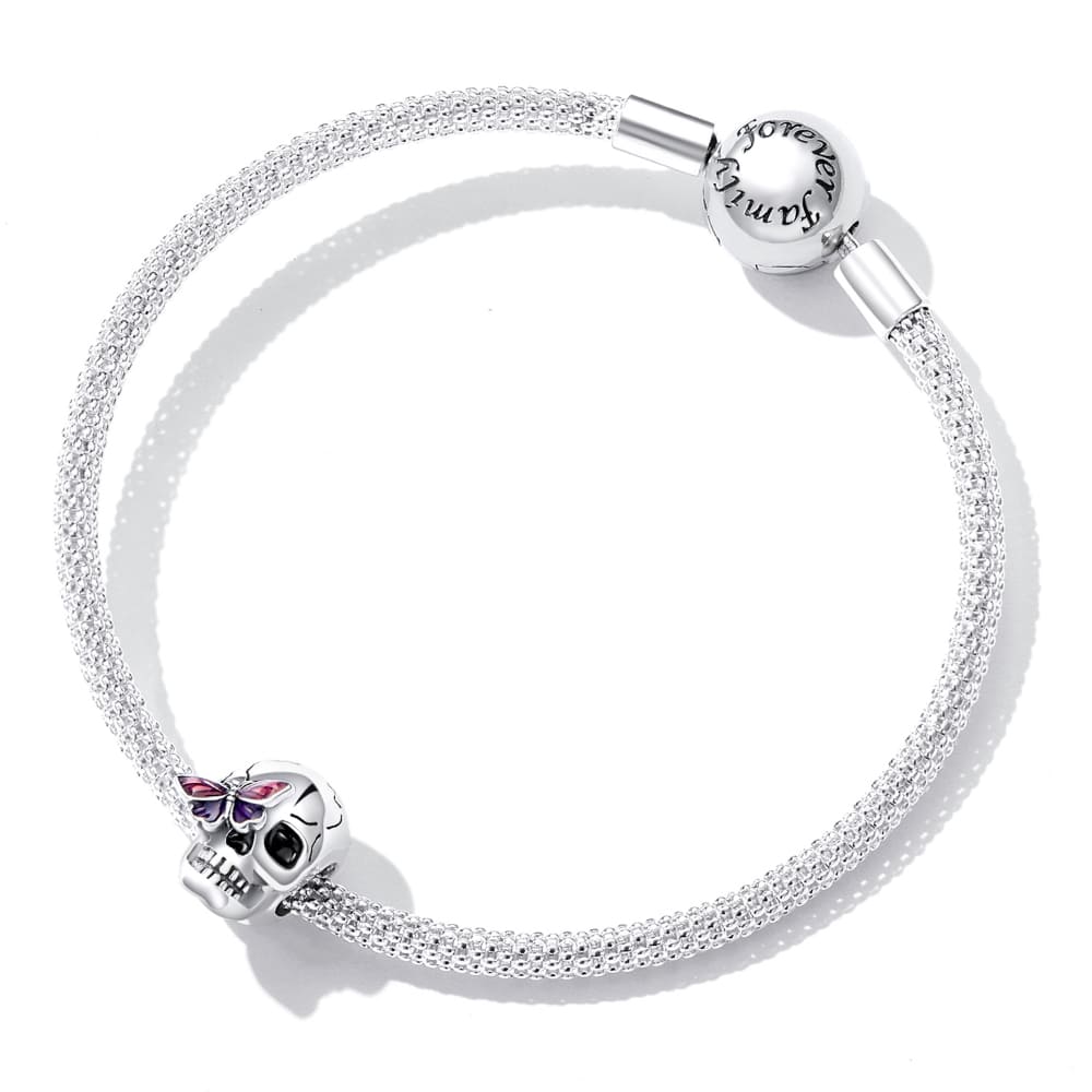Liora Atelier Skull & Butterfly Charm