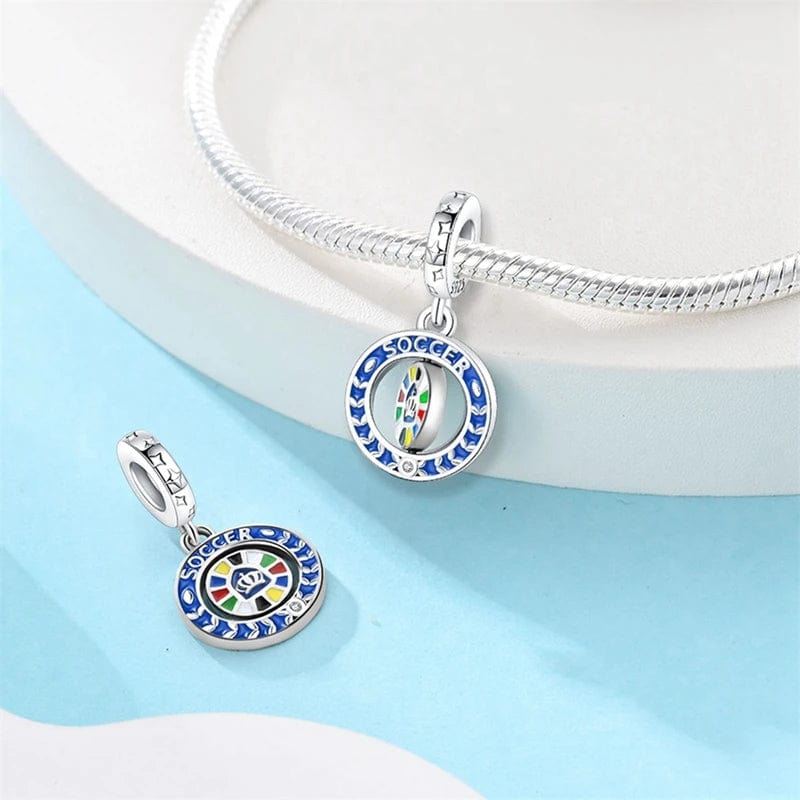 Liora Atelier Soccer Spinning Dangle Charm