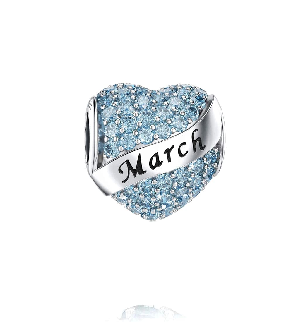 Liora Atelier Sparkling Birthstone Heart Charms