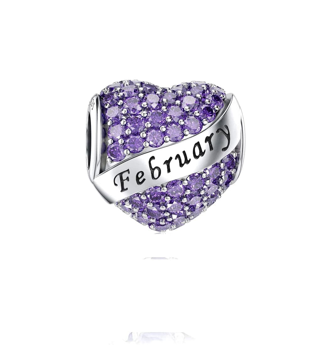 Liora Atelier Sparkling Birthstone Heart Charms