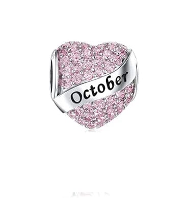 Liora Atelier Sparkling Birthstone Heart Charms