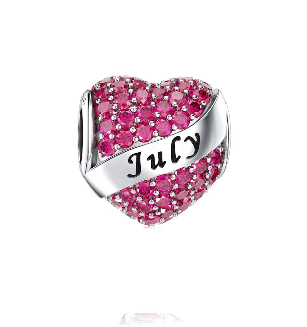 Liora Atelier Sparkling Birthstone Heart Charms