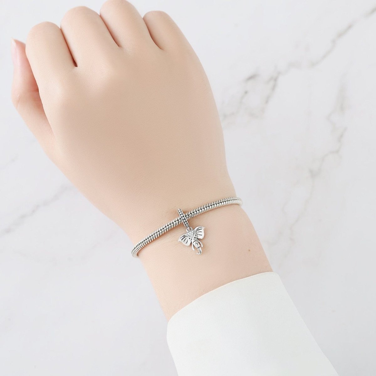 Liora Atelier Sparkling Elephant Dangle Charm