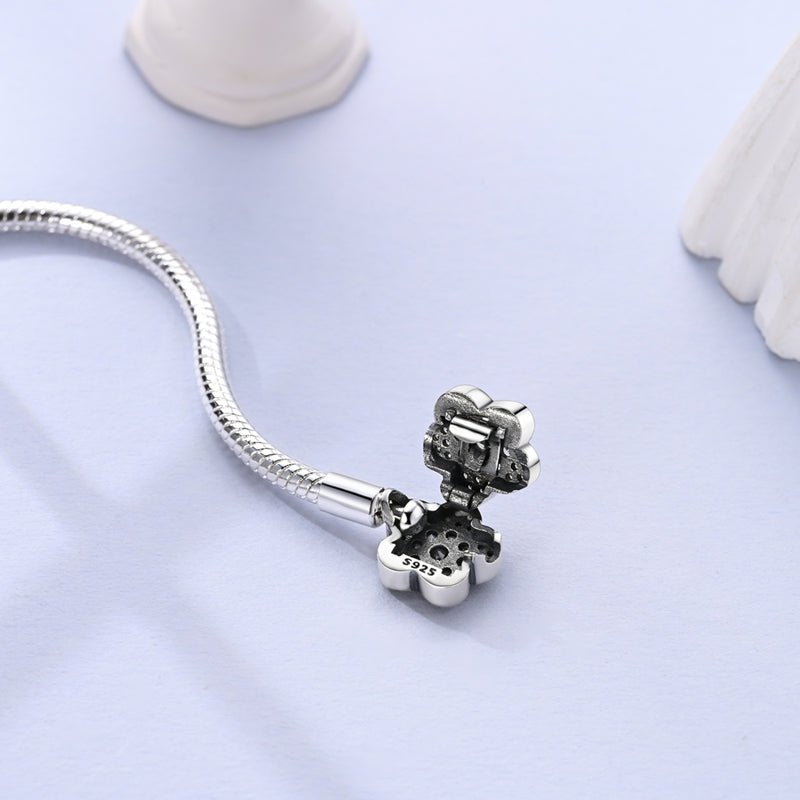 Liora Atelier Sparkling Floral Charm Bracelet