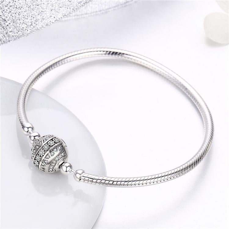 Liora Atelier Sparkling Globe Clasp Charm Bracelet