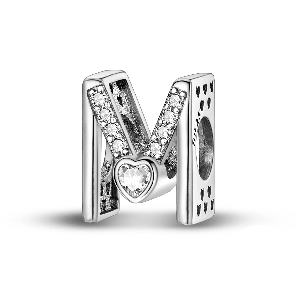 Liora Atelier Sparkling Heart Letter A~Z Alphabet Charm